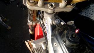 Honda crf450  2005r After cleaning the carburetor