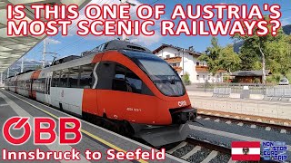 STUNNING TRIP from Innsbruck into the Mountains / ÖBB Austrian Regional Train Review
