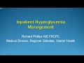 Inpatient Hyperglycemia Management- Physician Education