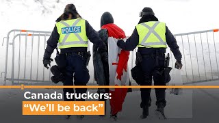 Canada truckers: Police clear Ottawa protest site