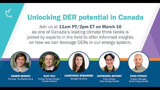 Webinar: Unlocking DER potential in Canada
