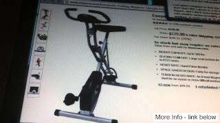 Exerpeutic Folding Exercise Bike - See Comparisons