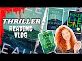 Thriller Reading Vlog- Ranking Three New Thriller Books by Characters, Pacing, and Twists!