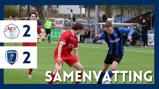 Een puntje in de absolute slotfase! | Samenvatting ACV - ADO'20 | Betnation Divisie 2023/2024