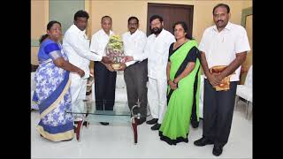 Telangana State Food Commission Chairman Thirmal Reddy Met Governor ESL Narasimhan at Raj Bhavan