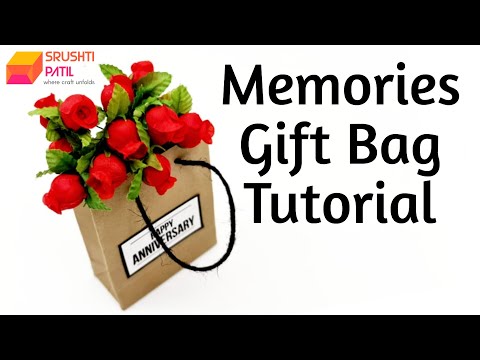 Memories Gift Bag Tutorial By Srushti Patil Youtube