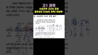 고1 손실전력 구하기 문제 요약