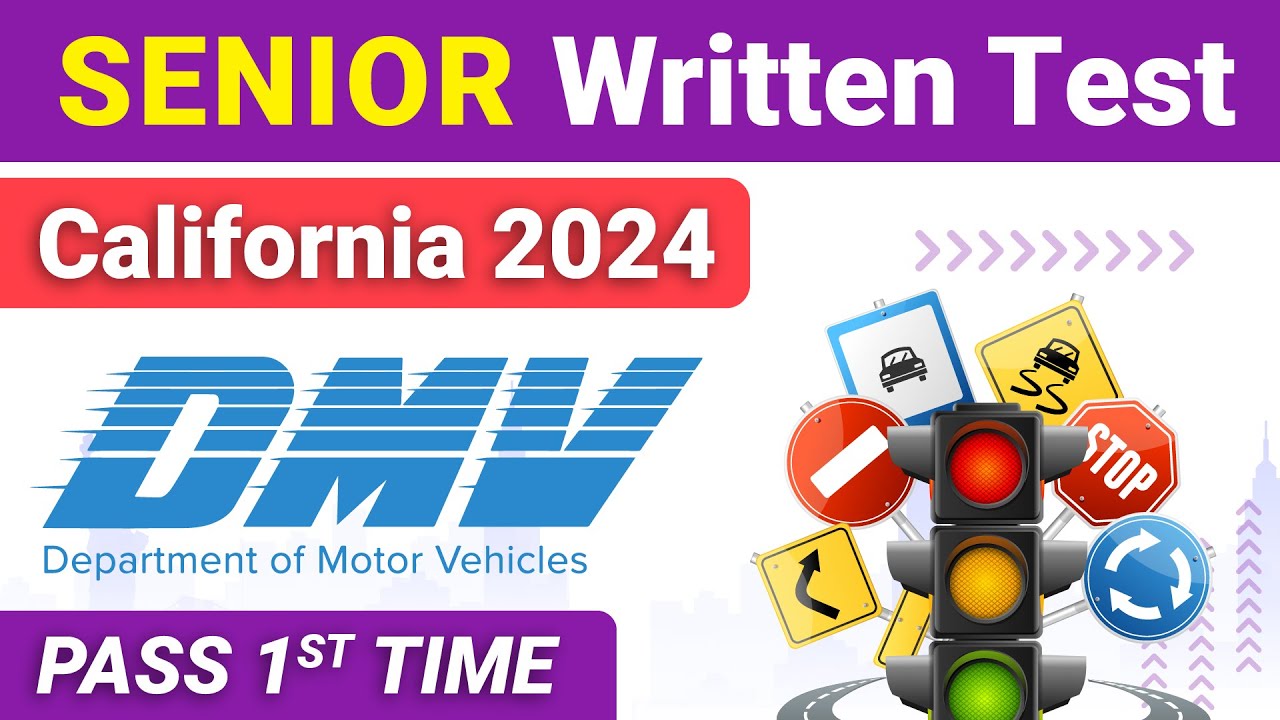 California DMV Senior Written Test 2024 | DMV Written Test #dmv # ...