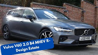 Volvo V60 2.0 B4 MHEV R-Design Estate Petrol Automatic