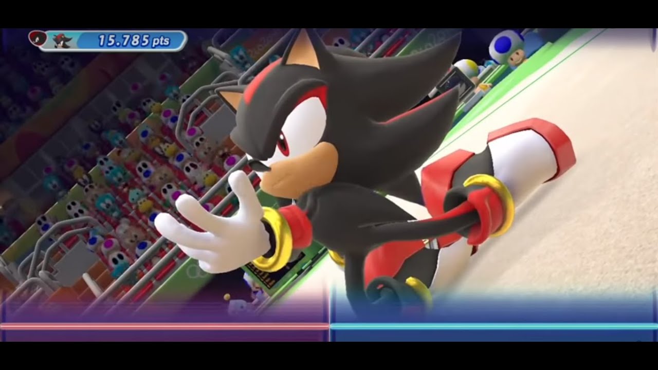 Shadow The Hedgehog Dancing (Rhythmic Gymnastics) - YouTube