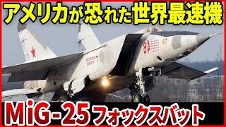 名前すら分からない？ 超音速戦闘機の秘密が暴かれる瞬間「MiG-25 フォックスバット」～ソ連情報統制の裏側～