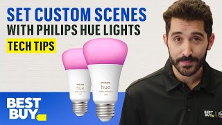 Setting Custom Scenes with Philips Hue Lights - Tech Tips from Best Buy