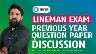 Lineman Exam Previous Year Question paper discussion - Important for Upcoming Exams