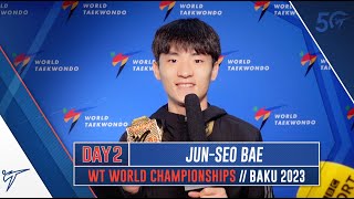 JUN-SEO BAE INTERVIEW // 2023 BAKU WORLD CHAMPION (M-58KG)