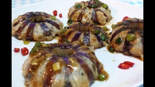 魚肉釀茄子 / 好睇又好食，不過花時間  Stuffed eggplant【20無限】