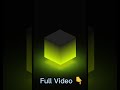 How to create CSS 3D Glowing Cube #shorts #viralshorts #ytshorts #youtubeshorts
