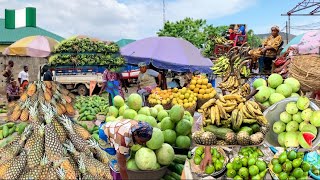 Jakande’s Biggest and Cheapest Fruit Market | Fresh Finds in Lagos, Nigeria, West Africa