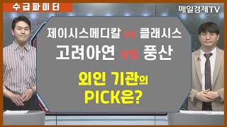 [수급파이터] 제이시스메디칼 VS 클래시스 고려아연 VS 풍산 외인 기관 탑픽은? / 매일경제TV