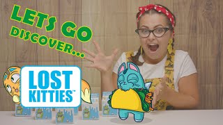 Lost Kitties Blind Boxes Unboxing Surprise Toys in PlayDoh #1 Cats In Milk Dough Surprise Blind Bags