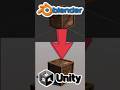 How to EXPORT from Blender to Unity!  #blender3d #unity3d #blender #unitygamedev