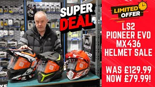 LS2 Pioneer Evo - Mega Discount Motorbike Crash Helmet - Off-Road \u0026 MX £79.99 (Was £129.99)