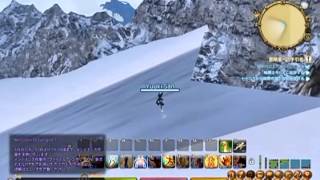 FINAL FANTASY XIV:ARR-(クルザス)MAP外・山登り(2)