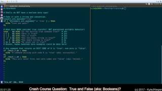 True and False (Booleans) In Shell Scripting