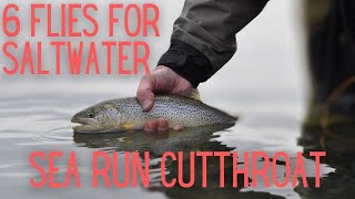 6 Must Have Flies for Sea Run Cutthroat Trout and Puget Sound Beach Fishing