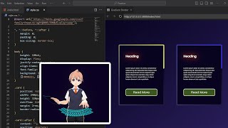 ASMR Programming - Animated Gradient Border Cards - No Talking
