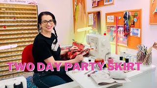 From Quilt Fabric to Party Skirt in Two Days! Behind the Scenes Sewing McCall’s 8205 Circle Skirt