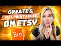 Create Digital Printables to SELL on Etsy for FREE using Canva (Step-by-Step Tutorial)