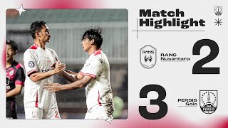 Match Highlights: PERSIS vs RANS | Matchday 29 Liga 1