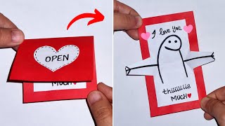 Valentines Day Card Idea //Valentine's Day Gift //How to Make Valentine's Day Card //Pop up Hug Card