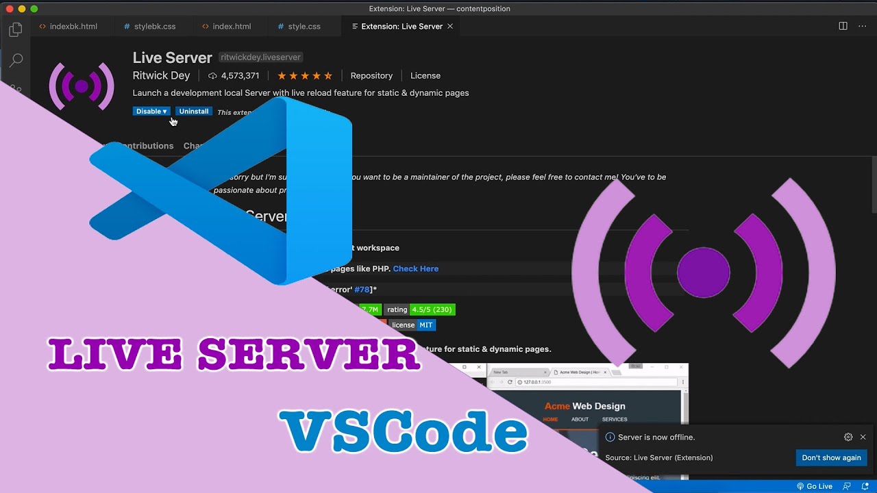 Live Server Visual Studio Code Printable Forms Free Online
