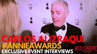 Carlos Alizraqui #PonceDeLeon interviewed at 44th Annual Annie Awards #ANNIEAwards