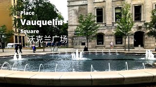 The fountain at Vauquelin square