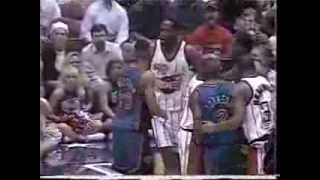 1996 Patrick Ewing and Kevin Willis trash talking