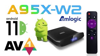 2022 A95X-W2 Amlogic S905W2 AV1 Android 11 TV Box