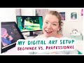 What do you actually need for Digital Art? Beginner Vs. Pro Digital Art Set Up