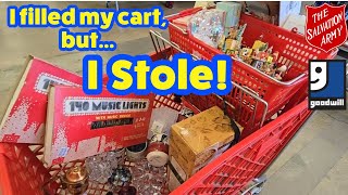 Oops, I Stole Something! I Thrifted a FULL CART!