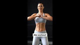 ABS on fire! 🔥 #abs #abworkout  #homeworkout