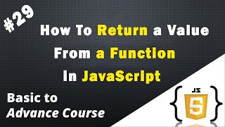 How To Return a Value From a Function in JavaScript