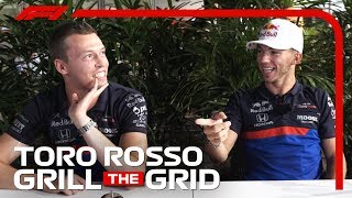 Toro Rosso's Daniil Kvyat And Pierre Gasly! | Grill The Grid 2019