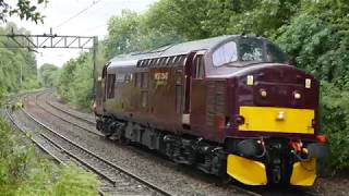 Class 37 No. 37676 'Loch Rannoch' at Westerton and Dumbarton Central 9/7/19