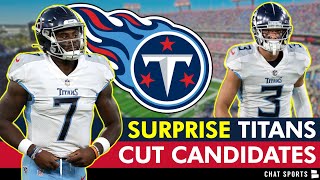 SURPRISE Titans Cut Candidates After 2024 NFL Draft Ft. Malik Willis, Caleb Farley And Dillon Radunz