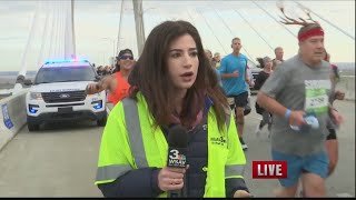 WSAV's Alex Bozarjian addresses bridge run incident