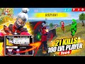 Destroying With Lal Tika 🔥 100 Level Player Op Solo vs Squad Gameplay🤯 Free Fire