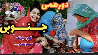 ولاگ دورهمی جنوبی ، روز بیادماندنی ، کلیپ خاطره ساز با بی بی و زن داییم