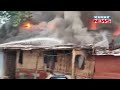 assam more than 10 houses gutted in fire at raja maidam road in jorhat