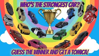 Who's the strongest RAICO car? Guess the winner and get a TOMICA!